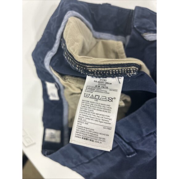 Gap Women 31 x 30 Skinny Blue Khaki Stretch - Picture 10 of 10